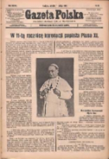Gazeta Polska: codzienne pismo polsko-katolickie dla wszystkich stanów 1933.02.11 R.37 Nr34