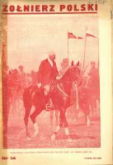 Żołnierz Polski : pismo poświęcone czynowi i doli żołnierza polskiego. R.15 1933 nr14