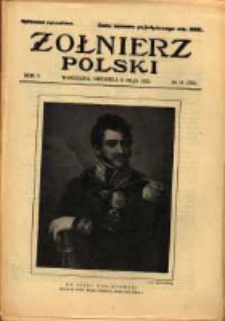 Żołnierz Polski : pismo poświęcone czynowi i doli żołnierza polskiego. R.5 1923 nr18