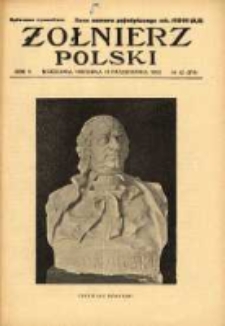 Żołnierz Polski : pismo poświęcone czynowi i doli żołnierza polskiego. R.5 1923 nr42