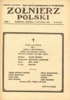 Żołnierz Polski : pismo poświęcone czynowi i doli żołnierza polskiego. R.5 1923 nr46