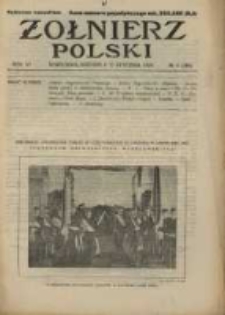 Żołnierz Polski : pismo poświęcone czynowi i doli żołnierza polskiego. R.6 1924 nr4