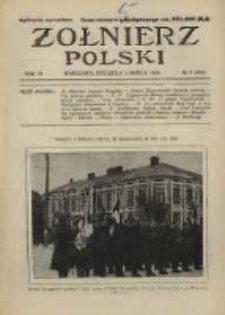 Żołnierz Polski : pismo poświęcone czynowi i doli żołnierza polskiego. R.6 1924 nr9
