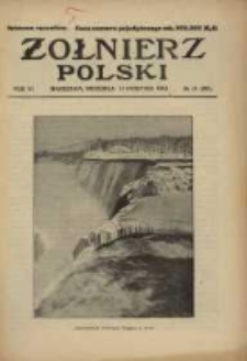 Żołnierz Polski : pismo poświęcone czynowi i doli żołnierza polskiego. R.6 1924 nr15