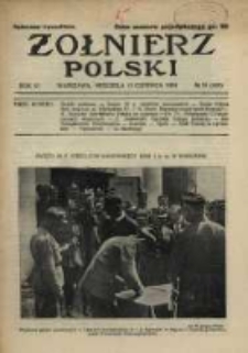 Żołnierz Polski : pismo poświęcone czynowi i doli żołnierza polskiego. R.6 1924 nr24