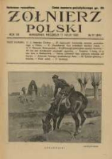 Żołnierz Polski : pismo poświęcone czynowi i doli żołnierza polskiego. R.7 1925 nr20