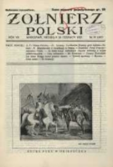 Żołnierz Polski : pismo poświęcone czynowi i doli żołnierza polskiego. R.7 1925 nr26