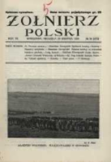 Żołnierz Polski : pismo poświęcone czynowi i doli żołnierza polskiego. R.7 1925 nr34