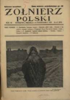 Żołnierz Polski : pismo poświęcone czynowi i doli żołnierza polskiego. R.7 1925 nr42