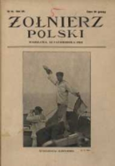 Żołnierz Polski : pismo poświęcone czynowi i doli żołnierza polskiego. R.7 1925 nr43