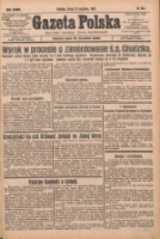 Gazeta Polska: codzienne pismo polsko-katolickie dla wszystkich stanów 1933.09.27 R.37 Nr225