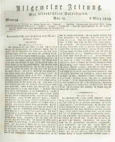 Allgemeine Zeitung: mit allerhöchsten Privilegien. 1809.03.06 Nro.65
