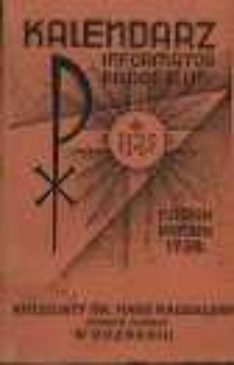 Kalendarz Informator Parafialny na rok pański 1938 Kolegiaty św. Marii Magdaleny (Parafii Farnej) w Poznaniu.
