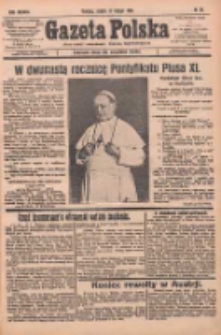 Gazeta Polska: codzienne pismo polsko-katolickie dla wszystkich stanów 1934.02.17 R.38 Nr39