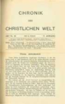 Chronik der christlichen Welt. 1907.08.15 Jg.17 Nr.33