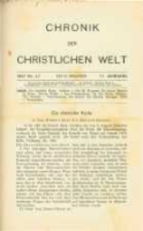 Chronik der christlichen Welt. 1907.11.21 Jg.17 Nr.47