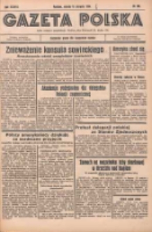 Gazeta Polska: codzienne pismo polsko-katolickie dla wszystkich stan&oacute;w 1934.08.18 R.38 Nr189
