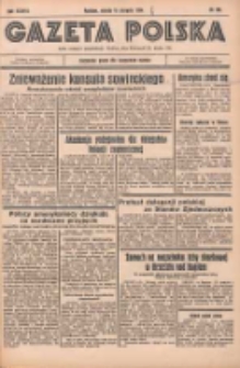 Gazeta Polska: codzienne pismo polsko-katolickie dla wszystkich stanów 1934.08.18 R.38 Nr189
