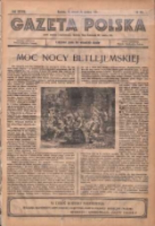Gazeta Polska: codzienne pismo polsko-katolickie dla wszystkich stanów 1934.12.25 R.38 Nr298