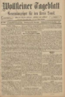 Wollsteiner Tageblatt: Generalanzeiger für den Kreis Bomst: mit der Gratis-Beilage: "Blätter und Blüten" 1908.09.29 Nr229
