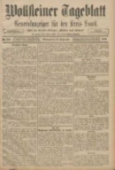Wollsteiner Tageblatt: Generalanzeiger für den Kreis Bomst: mit der Gratis-Beilage: "Blätter und Blüten" 1908.09.30 Nr230