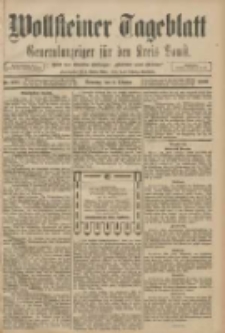Wollsteiner Tageblatt: Generalanzeiger f&uuml;r den Kreis Bomst: mit der Gratis-Beilage: "Bl&auml;tter und Bl&uuml;ten" 1908.10.04 Nr234