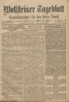 Wollsteiner Tageblatt: Generalanzeiger für den Kreis Bomst: mit der Gratis-Beilage: "Blätter und Blüten" 1908.10.16 Nr244