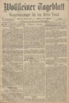 Wollsteiner Tageblatt: Generalanzeiger für den Kreis Bomst: mit der Gratis-Beilage: "Blätter und Blüten" 1908.11.03 Nr259
