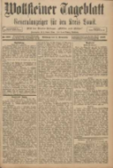 Wollsteiner Tageblatt: Generalanzeiger für den Kreis Bomst: mit der Gratis-Beilage: "Blätter und Blüten" 1908.11.11 Nr266