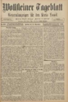 Wollsteiner Tageblatt: Generalanzeiger f&uuml;r den Kreis Bomst: mit der Gratis-Beilage: "Bl&auml;tter und Bl&uuml;ten" 1908.11.20 Nr273