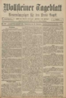 Wollsteiner Tageblatt: Generalanzeiger f&uuml;r den Kreis Bomst: mit der Gratis-Beilage: "Bl&auml;tter und Bl&uuml;ten" 1908.11.26 Nr278