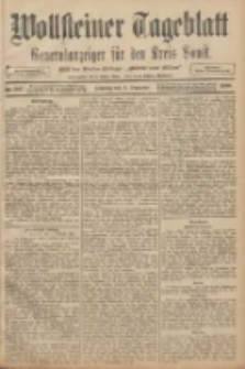 Wollsteiner Tageblatt: Generalanzeiger für den Kreis Bomst: mit der Gratis-Beilage: "Blätter und Blüten" 1908.12.06 Nr287
