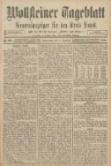 Wollsteiner Tageblatt: Generalanzeiger für den Kreis Bomst: mit der Gratis-Beilage: "Blätter und Blüten" 1908.12.10 Nr290