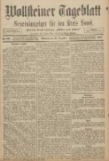 Wollsteiner Tageblatt: Generalanzeiger für den Kreis Bomst: mit der Gratis-Beilage: "Blätter und Blüten" 1908.12.16 Nr295