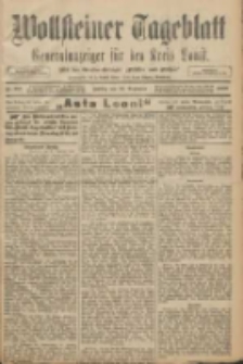 Wollsteiner Tageblatt: Generalanzeiger f&uuml;r den Kreis Bomst: mit der Gratis-Beilage: "Bl&auml;tter und Bl&uuml;ten" 1908.12.25 Nr303