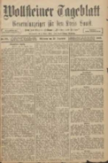 Wollsteiner Tageblatt: Generalanzeiger für den Kreis Bomst: mit der Gratis-Beilage: "Blätter und Blüten" 1908.12.30 Nr305