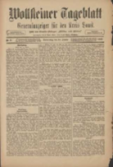 Wollsteiner Tageblatt: Generalanzeiger für den Kreis Bomst: mit der Gratis-Beilage: "Blätter und Blüten" 1909.01.14 Nr11