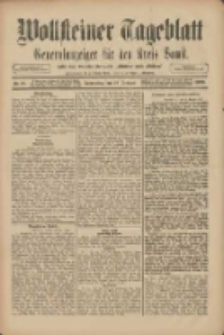 Wollsteiner Tageblatt: Generalanzeiger für den Kreis Bomst: mit der Gratis-Beilage: "Blätter und Blüten" 1909.02.18 Nr41