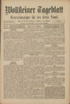 Wollsteiner Tageblatt: Generalanzeiger für den Kreis Bomst: mit der Gratis-Beilage: "Blätter und Blüten" 1909.02.19 Nr42