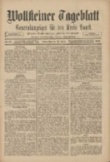 Wollsteiner Tageblatt: Generalanzeiger für den Kreis Bomst: mit der Gratis-Beilage: "Blätter und Blüten" 1909.03.18 Nr65
