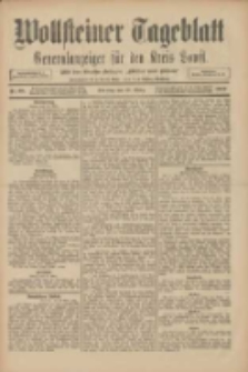 Wollsteiner Tageblatt: Generalanzeiger für den Kreis Bomst: mit der Gratis-Beilage: "Blätter und Blüten" 1909.03.21 Nr68