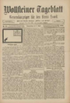 Wollsteiner Tageblatt: Generalanzeiger für den Kreis Bomst: mit der Gratis-Beilage: "Blätter und Blüten" 1909.04.08 Nr83