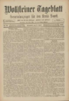 Wollsteiner Tageblatt: Generalanzeiger für den Kreis Bomst: mit der Gratis-Beilage: "Blätter und Blüten" 1909.04.17 Nr89