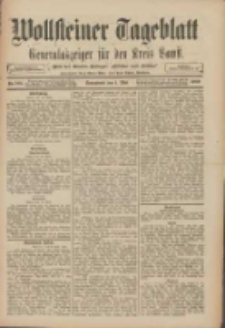 Wollsteiner Tageblatt: Generalanzeiger für den Kreis Bomst: mit der Gratis-Beilage: "Blätter und Blüten" 1909.05.01 Nr101