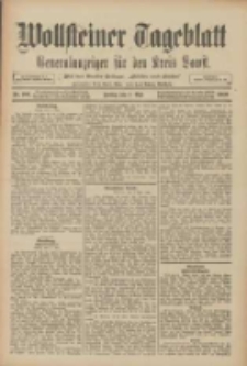 Wollsteiner Tageblatt: Generalanzeiger für den Kreis Bomst: mit der Gratis-Beilage: "Blätter und Blüten" 1909.05.07 Nr106