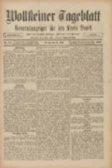 Wollsteiner Tageblatt: Generalanzeiger für den Kreis Bomst: mit der Gratis-Beilage: "Blätter und Blüten" 1909.05.14 Nr112