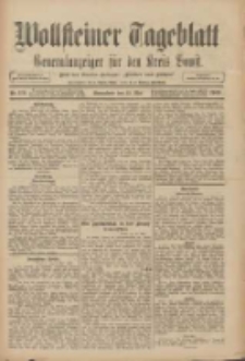 Wollsteiner Tageblatt: Generalanzeiger für den Kreis Bomst: mit der Gratis-Beilage: "Blätter und Blüten" 1909.05.15 Nr113