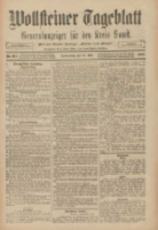 Wollsteiner Tageblatt: Generalanzeiger für den Kreis Bomst: mit der Gratis-Beilage: "Blätter und Blüten" 1909.05.27 Nr122