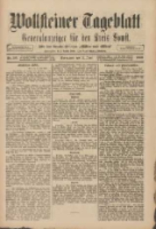 Wollsteiner Tageblatt: Generalanzeiger für den Kreis Bomst: mit der Gratis-Beilage: "Blätter und Blüten" 1909.06.12 Nr135