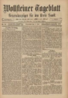 Wollsteiner Tageblatt: Generalanzeiger für den Kreis Bomst: mit der Gratis-Beilage: "Blätter und Blüten" 1909.06.19 Nr141